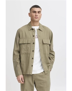 Рубашка, зеленый Solid