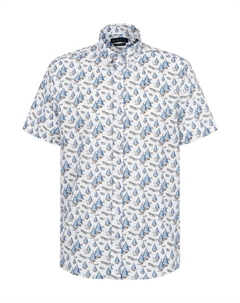 Рубашка, цвет 320-hellblau Bugatti