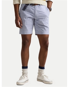 Шорты из ткани прямого покроя 710862767001, голубой Polo ralph lauren