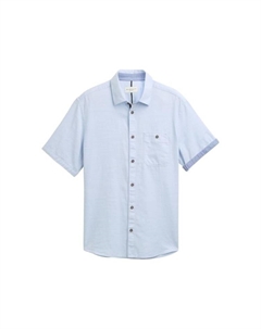 Рубашка, цвет powder blue zigzag structure Tom tailor