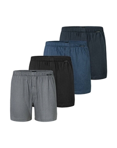 Трусы боксеры, цвет dunkelblau/schwarz/grau Schiesser