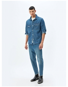 Джинсовая куртка, цвет mittel indigo Koton