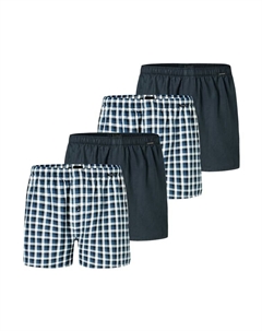 Трусы боксеры, цвет blau/dunkelblau Schiesser