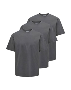 Футболка, цвет grey pinstripe Only & sons