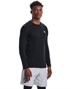 Лонгслив ColdGear Fitted Crew, черный Under armour