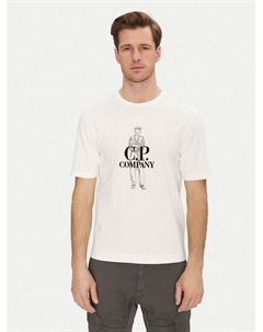 Футболка обычного кроя 18CMTS288A006057O, белый C.p. company