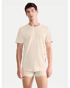 Футболка обычного кроя 10215508, бежевый Sloggi