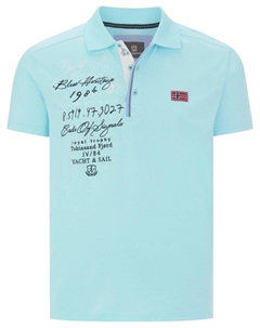 Футболка поло, бирюзовый Jan vanderstorm