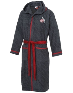 Халат Bademantel Baadenberger Straße, серый Fußballverein 1. fc köln