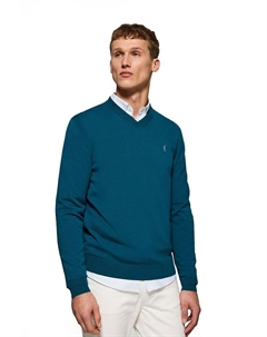 Пуловер, синий Polo club