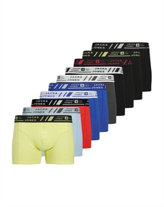 Комплект из 10 трусов-боксеров Angus 12277578, мультиколор Jack & jones
