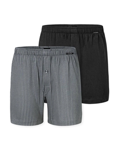 Трусы боксеры, черный/серый Schiesser