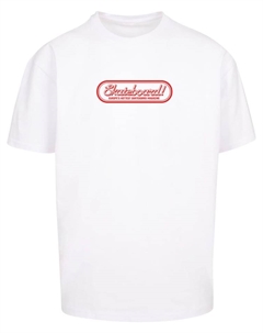 Футболка The Skateboard Magazin Logo Oversize Tee, белый Merchcode