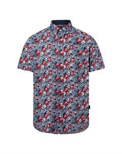 Рубашка, цвет blau rot Bugatti