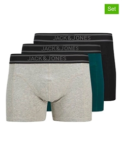 Трусы боксеры, цвет grau/grün/schwarz Jack & jones