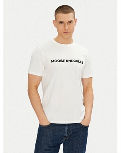 Футболка обычного кроя Conway M15MT760, экрю Moose knuckles