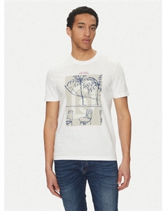 Футболка обычного кроя QA5189 J4924, белый Liu jo