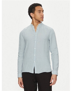 Рубашка облегающего кроя Elvory 50490740, голубой Hugo