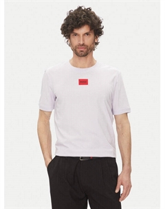 Футболка обычного кроя Diragolino212 50447978, фиолетовый Hugo