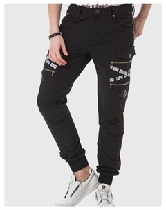 Тканевые брюки, черный Cipo&baxx