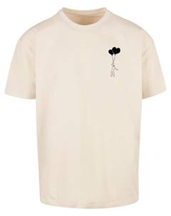 Футболка Love In The Air Heavy Oversize Tee, бежевый Merchcode