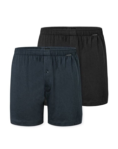 Трусы боксеры, цвет schwarz/blau Schiesser