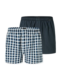 Трусы боксеры, цвет blau/dunkelblau Schiesser