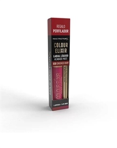 Помада для губ Colour elixir lipliner soft matte lote, цвет 030-Crushed Ruby, 2 шт. Max factor