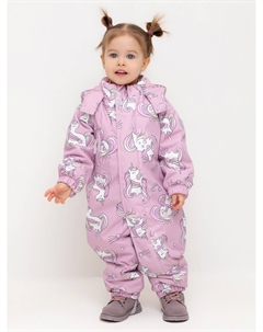 Демисезонный комбинезон с утеплителем для девочки Crockid