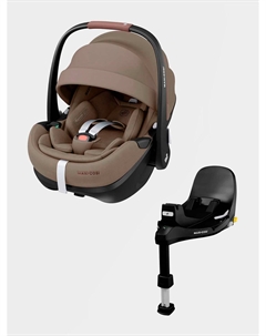 Автокресло Pebble 360 Pro Twillic Truffle 2 в комплекте с базой FAMILYFIX 360 PRO Maxi-cosi