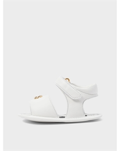 Пинетки с лого, белые Dolce&gabbana