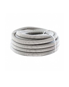 Труба гофрированная лёгкая 20140HFR HFFR, с зондом, без галогена, трудногорючая, цвет серый, диам. 40мм (20м) Ecoplast