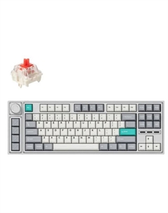 Клавиатура Lemokey L3 L3-X1 QMK, 91 клавиша, алюминиевый корпус, RGB, Gateron Jupiter Red Switch Keychron