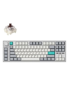 Клавиатура Lemokey L3 L3-X3 QMK, 91 клавиша, алюминиевый корпус, RGB, Gateron Jupiter Brown Switch Keychron