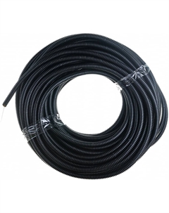 Труба гофрированная лёгкая 20125-50 ПНД, с зондом диам. 25мм (50м) Ecoplast