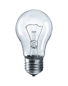 Лампа накаливания NI-C-40-230-E27-CL (уп/10шт), 40Вт, 230В, E27, 45х70мм, шар, прозрачная (94310) Navigator