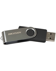 Накопитель USB 2.0 32GB HS-USB-M200S/32G M200, брелок для переноса данных, серебристый/чёрный Hikvision