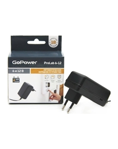 Зарядное устройство GoPower 00-00015355 для свинцово-кислотных аккумуляторов 12V ProLab 12 1.0A Gopower