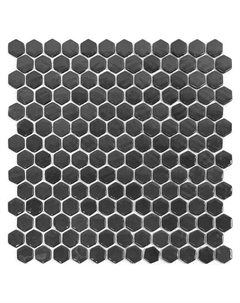 Мозаика Natural STP-BK001-HEX 29 x 29х0,45 см черная Нет марки