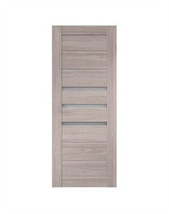 Дверь межкомнатная со стеклом Unica 700х2000 мм дуб анкор Velldoris