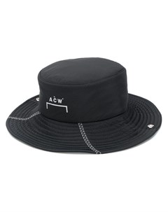 A cold wall шляпа с декоративной строчкой один размер черный A-cold-wall*