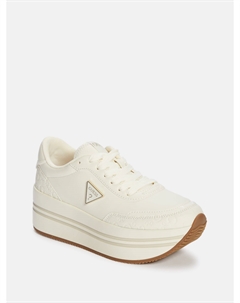 Кроссовки Carsons на толстой платформе, цвет ivory 150 Guess factory