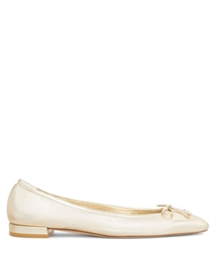 Балетки Bardot с бантами, золотистый Stuart weitzman