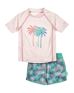 Купальник Palmen, цвет rosa/grün/bunt Playshoes