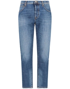 Джинсы прямого кроя, синий Incotex