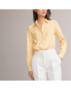 Блузка в полоску с длинными рукавами желтый Laredoute