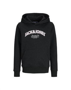 Свитшот с капюшоном черный Laredoute