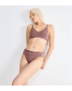 Комплект из трех трусов-слипов Go Daily Cotton каштановый Sloggi