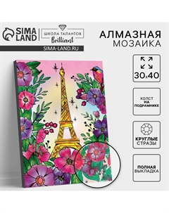 Алмазная мозаика с полным заполнением на подрамнике Школа талантов