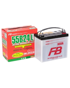 Автомобильный аккумулятор SUPER NOVA 45 Ач обратная полярность B24L Furukawa battery